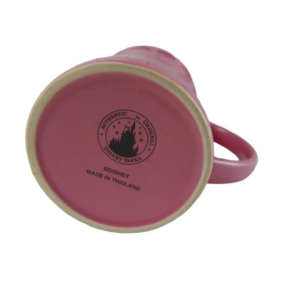 Disneyland Resorts Pink Green Minnie Mouse Polka Dot Mug Cup Walt Disney Coffee - Picture 7 of 7